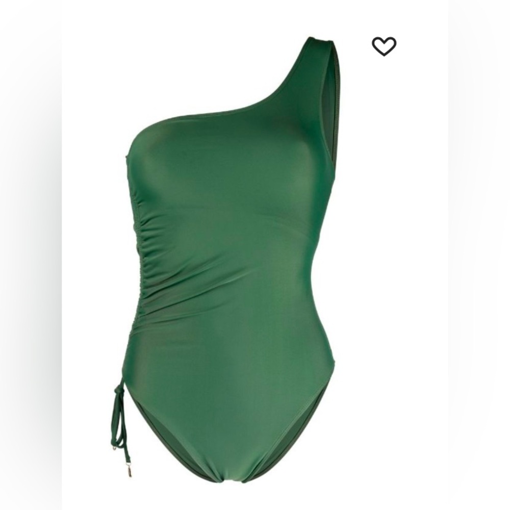 Faithfull The Brand One Shoulder Draped Swimsuit | Size L